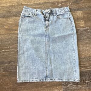 Main Street exchange jean skirt- hardly worn